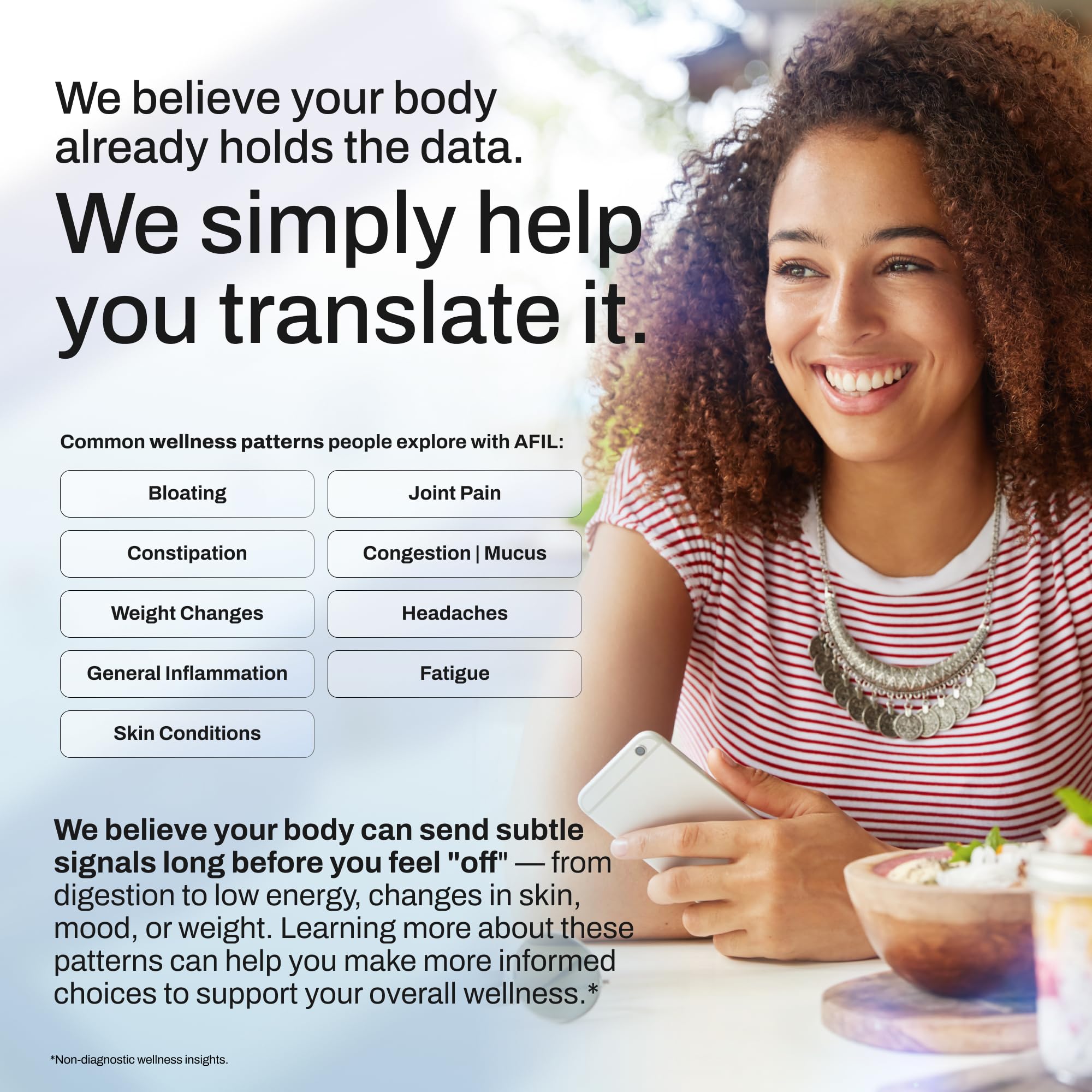 AFIL 1000+ Foods, Drinks, Vitamins, Gut, At-Home Wellness Test Kit, Trusted Hair Analysis for Adults & Kids, At-Home Health Non-Invasive, Gluten, Dairy Health Wellness Indicators - OzHealthStandard