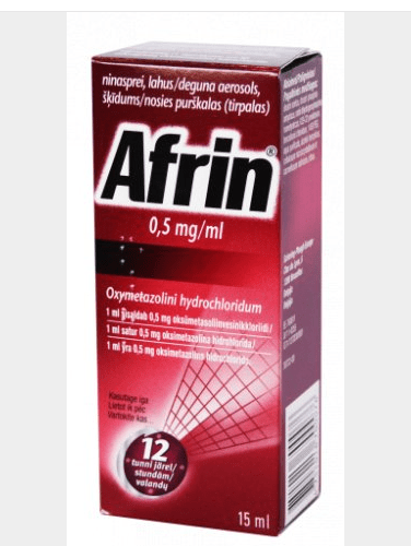 Afrin Original 12 Hour Nasal Decongestant Pump Mist, 15 ml. - OzHealthStandard