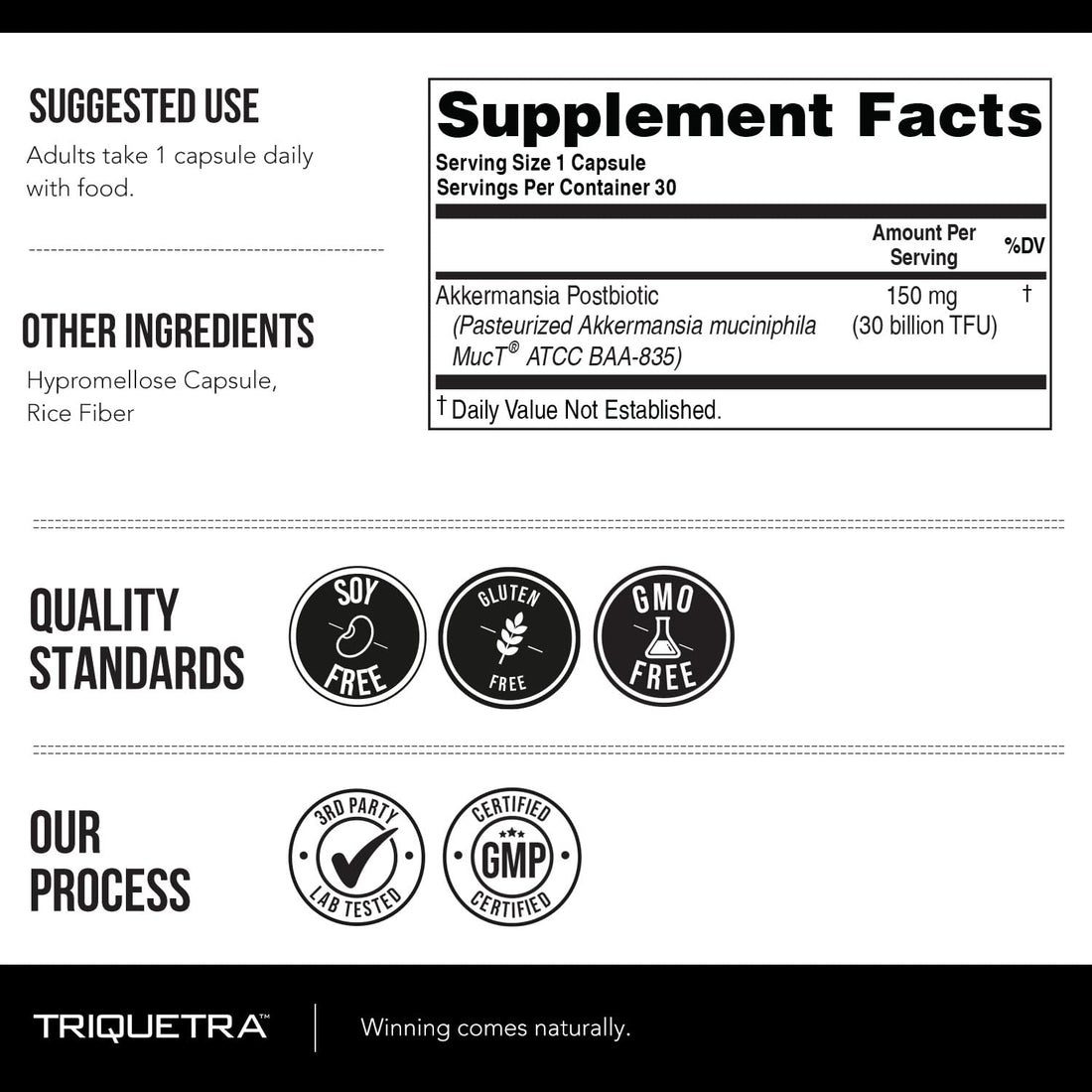 AK-Postbio: Akkermansia Probiotic 30 Billion TFU - Max Strength, Clinically Validated Dose & Patented Strain - Superior Pasteurized Form, Highest Absorption, Delivery - GLP-1 Probiotic - 30 Servings - OzHealthStandard
