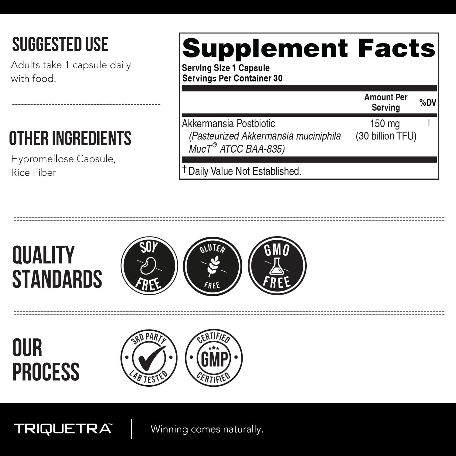 AK-Postbio: Akkermansia Probiotic 30 Billion TFU - Max Strength, Clinically Validated Dose & Patented Strain - Superior Pasteurized Form, Highest Absorption, Delivery - GLP-1 Probiotic - 30 Servings - OzHealthStandard