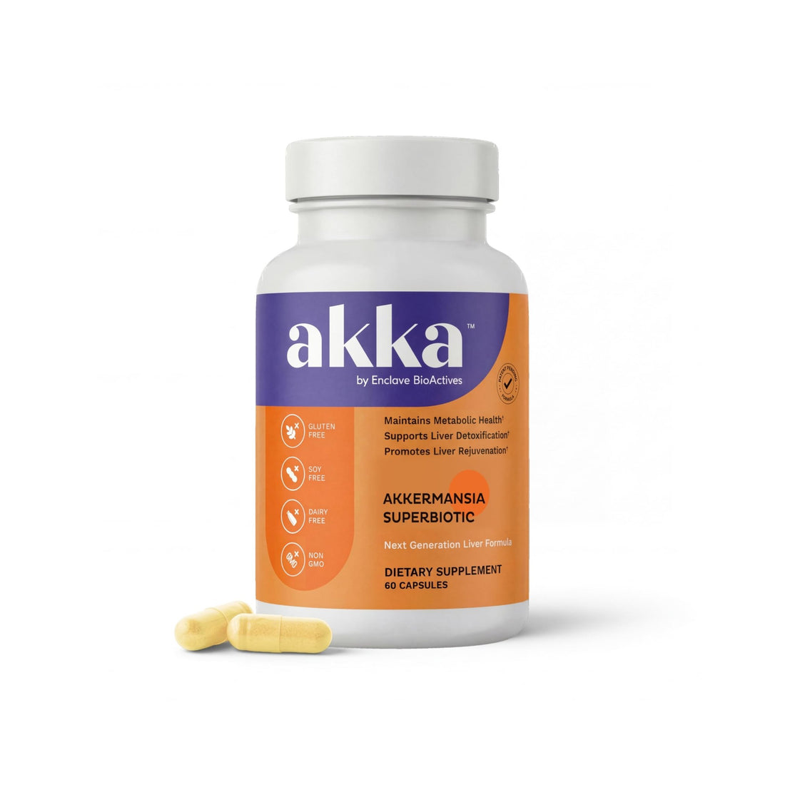 AKKA - Akkermansia Probiotic Liver Cleanse Detox & Repair - Liver Health Supplement for Energy, Digestion & Metabolism with Akkermansia Muciniphila (AKKA Superbiotics), - OzHealthStandard