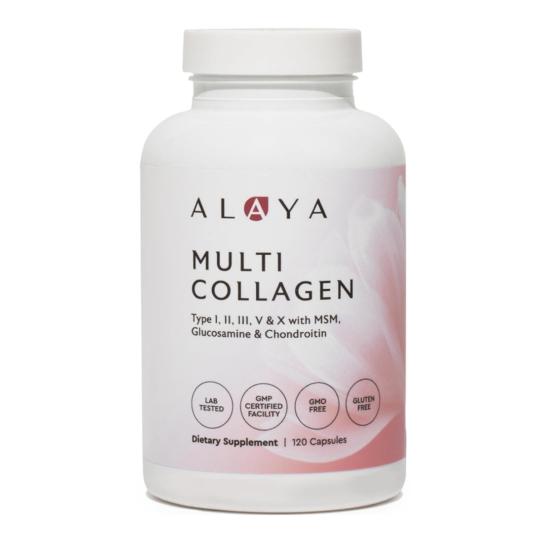 Alaya Naturals Hydrolyzed Multi Collagen Peptides Protein Capsules - Type I, II, III, V, X Grass-Fed Bovine, Chicken, Marine Collagen Supplement with MSM - OzHealthStandard