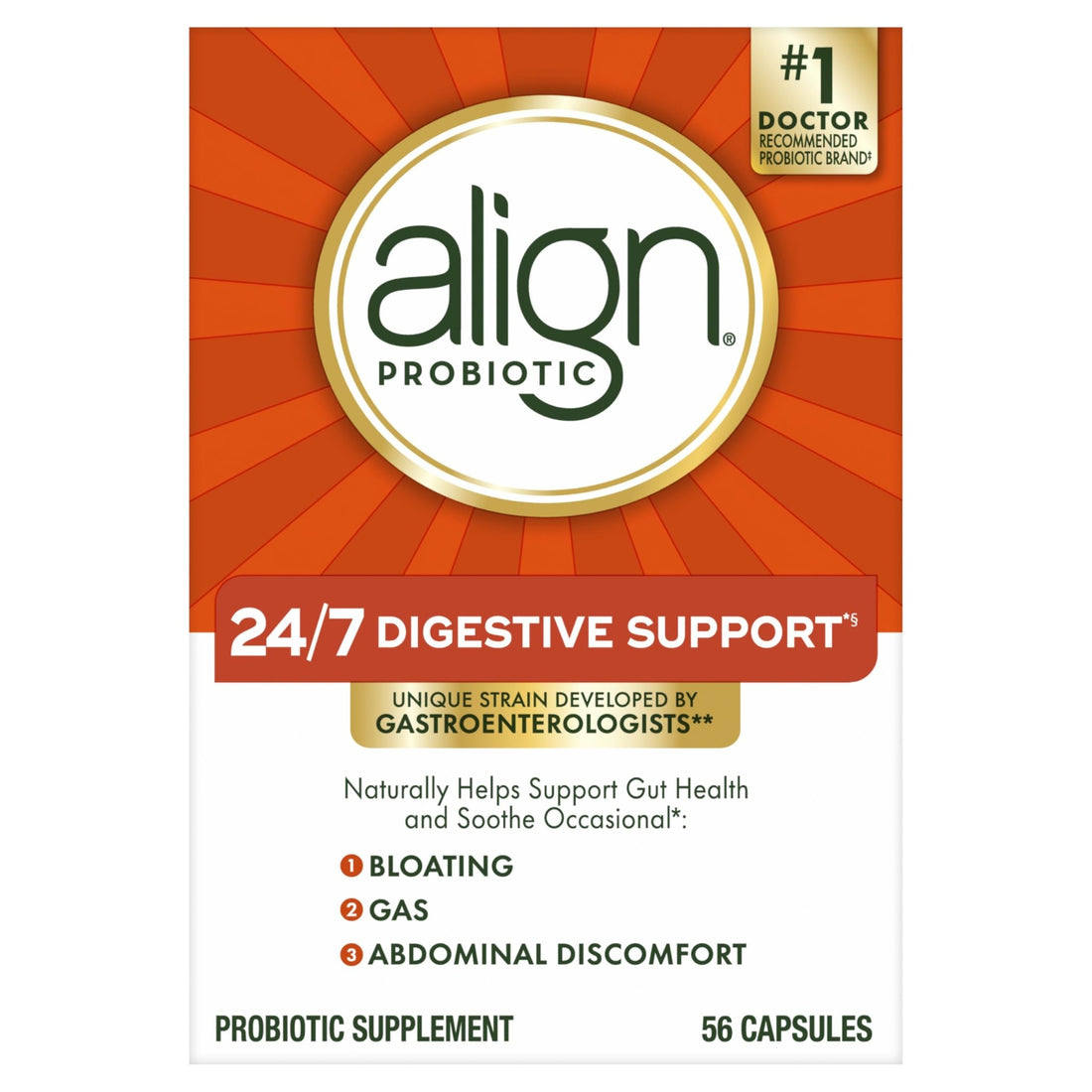Align Probiotic, 24/7 Digestive Support, Probiotics for Women and Men, Probiotics for Digestive Health, Men and Womens Probiotic Capsules Help Relieve - OzHealthStandard