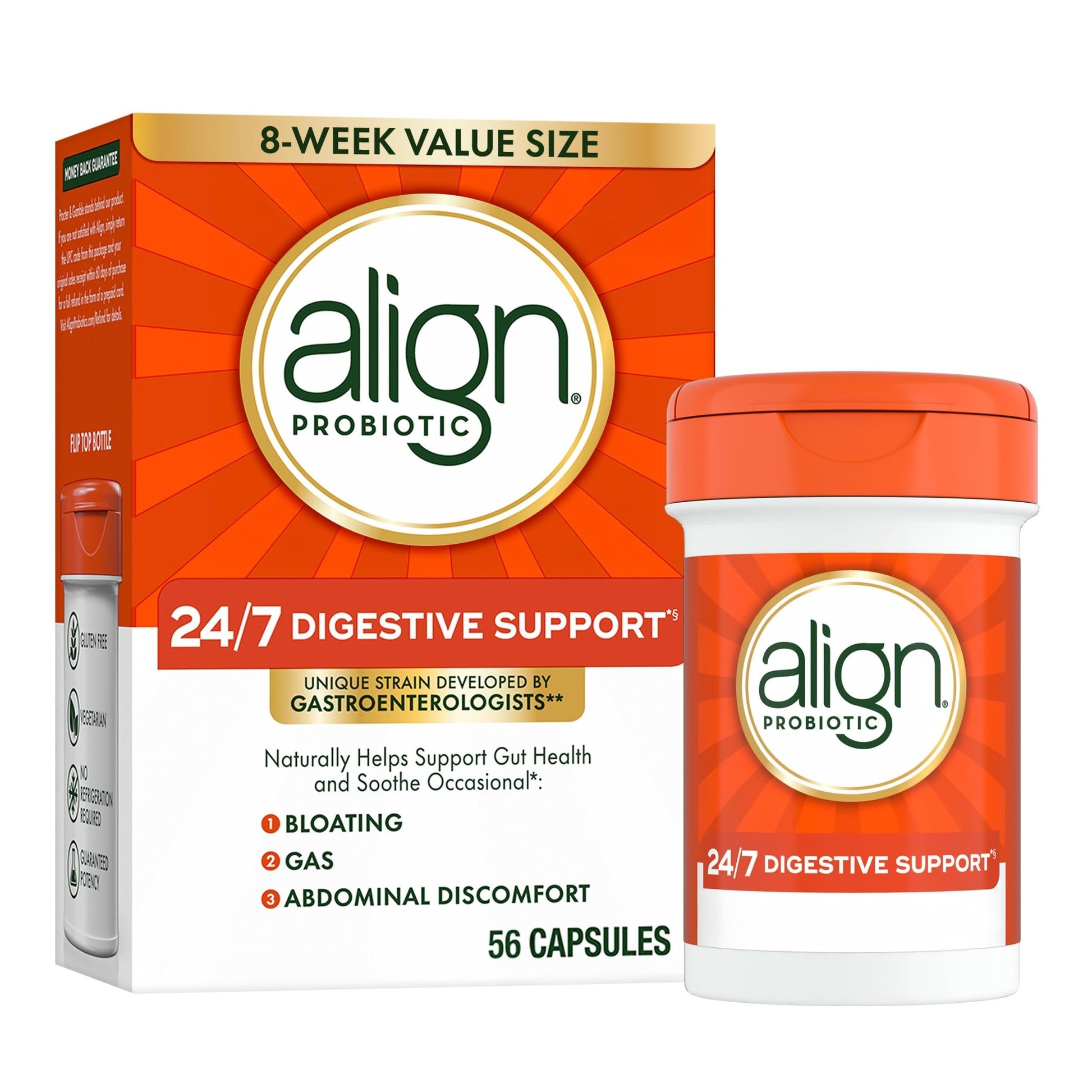 Align Probiotic, 24/7 Digestive Support, Probiotics for Women and Men, Probiotics for Digestive Health, Men and Womens Probiotic Capsules Help Relieve - OzHealthStandard