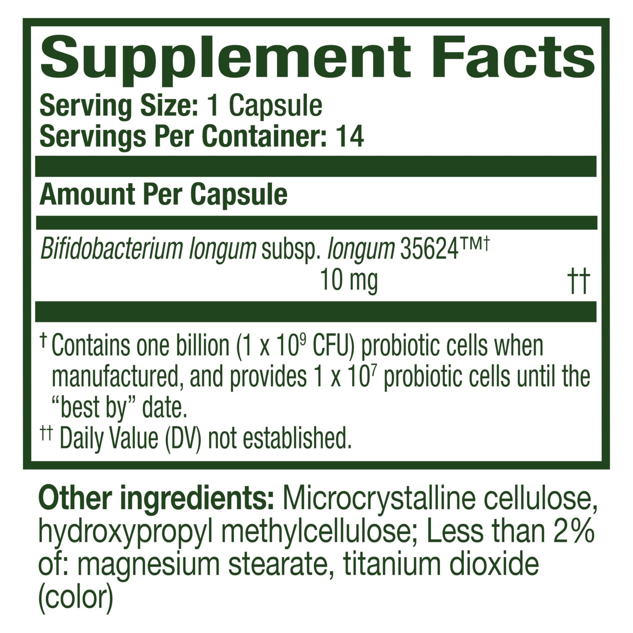 Align Probiotic, 24/7 Digestive Support*§, Probiotics for Women and Men, Probiotics for Digestive Health, Men and Womens Probiotic Capsules Help Relieve Occasional Bloating & Gas*, 14 Capsules - OzHealthStandard