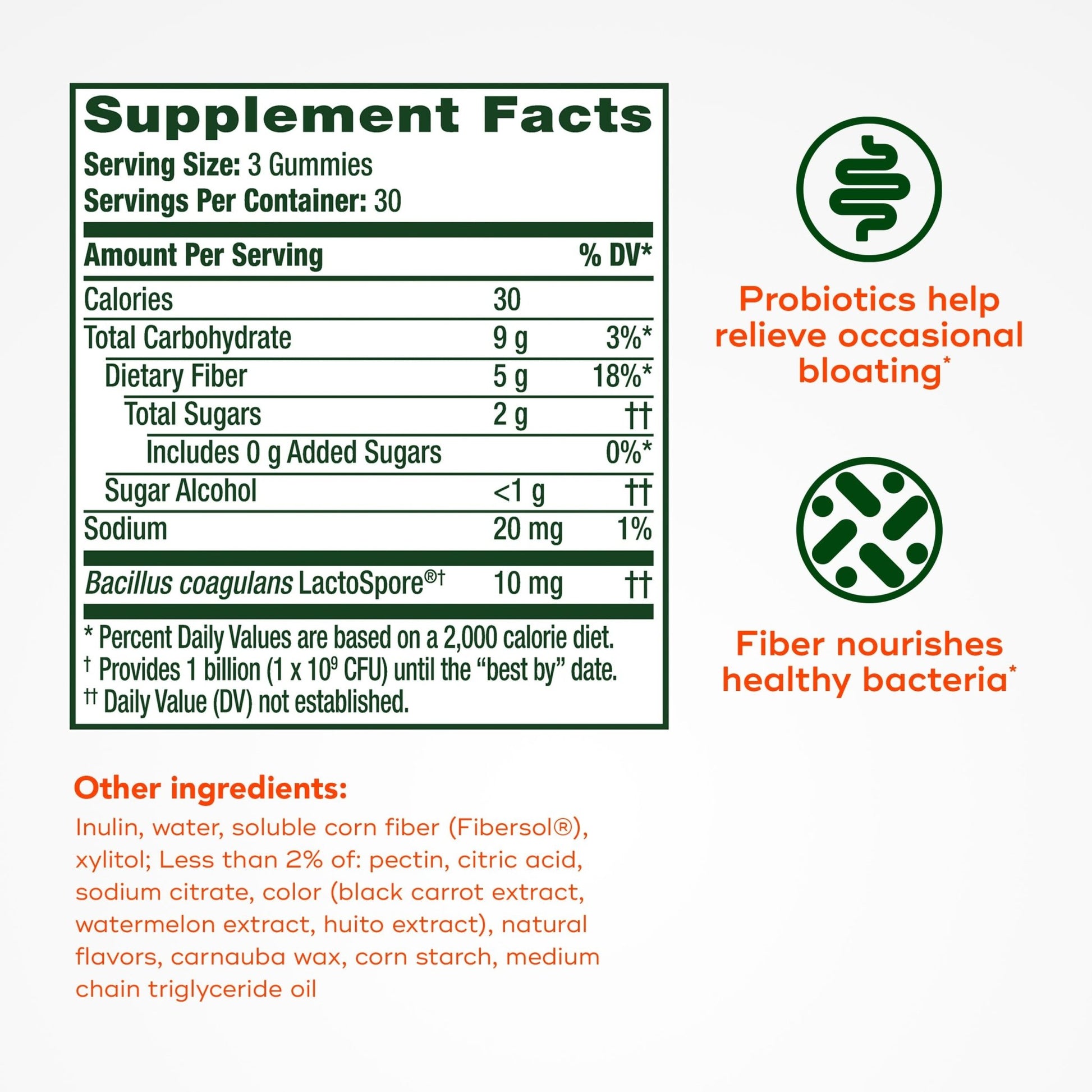 Align Probiotic, Probiotics + Fiber Gummies, Probiotics Help Relieve Occasional Bloating*, Fiber Helps Support a Healthy Digestive System - OzHealthStandard