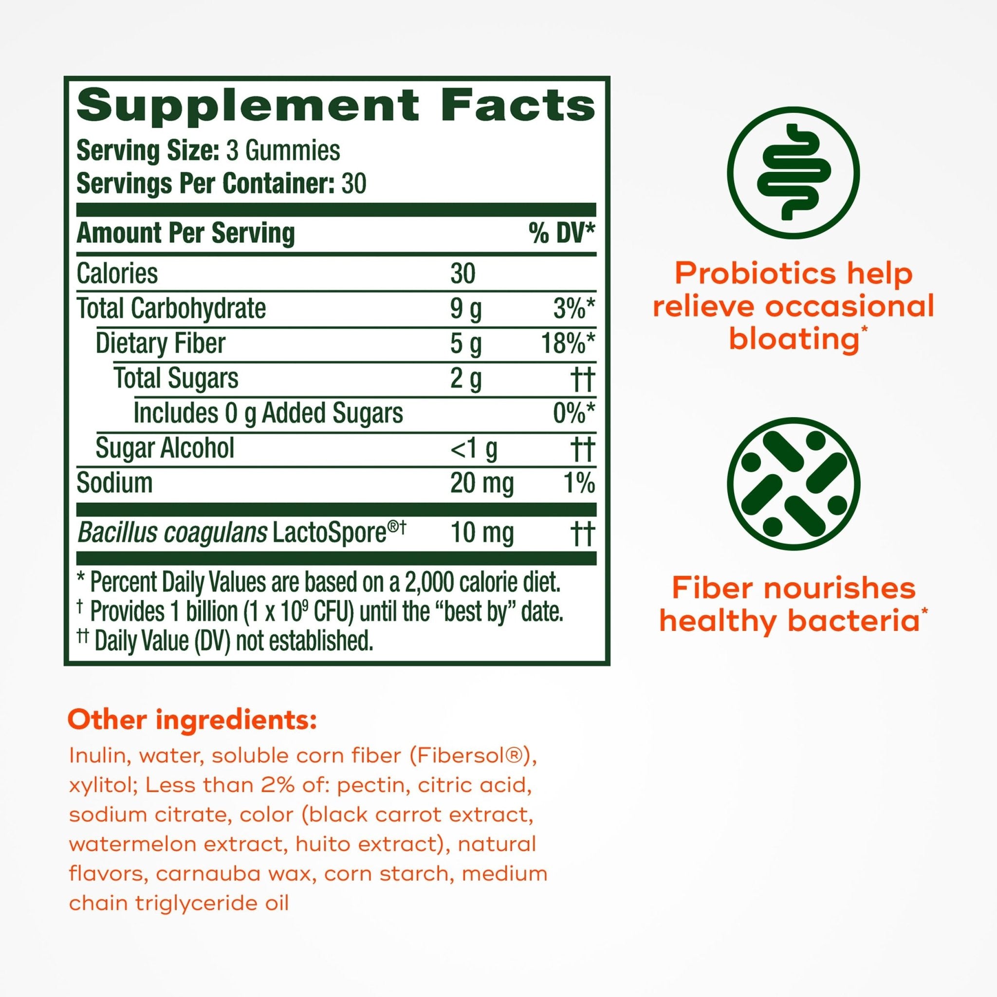 Align Probiotic, Probiotics + Fiber Gummies, Probiotics Help Relieve Occasional Bloating*, Fiber Helps Support a Healthy Digestive System - OzHealthStandard