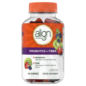 Align Probiotic, Probiotics + Fiber Gummies, Probiotics Help Relieve Occasional Bloating*, Fiber Helps Support a Healthy Digestive System - OzHealthStandard
