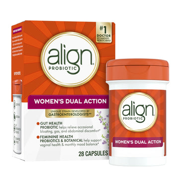 Align Probiotic, Womens Dual Action, Vaginal Probiotics for Women, Womens Probiotic for Vaginal Health Support, with Probiotics for Digestive Health, 28 Probiotic Capsules - OzHealthStandard