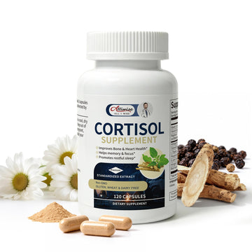 Alliwise Cortisol Supplements for Women and Men with Magnesium, Ashwagandha,L-Theanine,Chamomile & PS,High Cortisol Reducer, Manager, Detox, Lower for Mood,Focus,Sleep,Non-Drowsy,No Melatonin - OzHealthStandard
