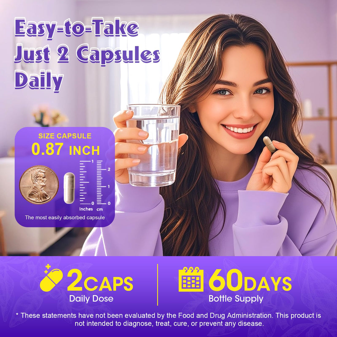 Alliwise Cortisol Supplements for Women & Men - Adrenal Support with Ashwagandha, L-Theanine & Holy Basil for Stress Relief, Mood & Steady Focus - Hormone Balance - 120 Vegan Capsules - OzHealthStandard