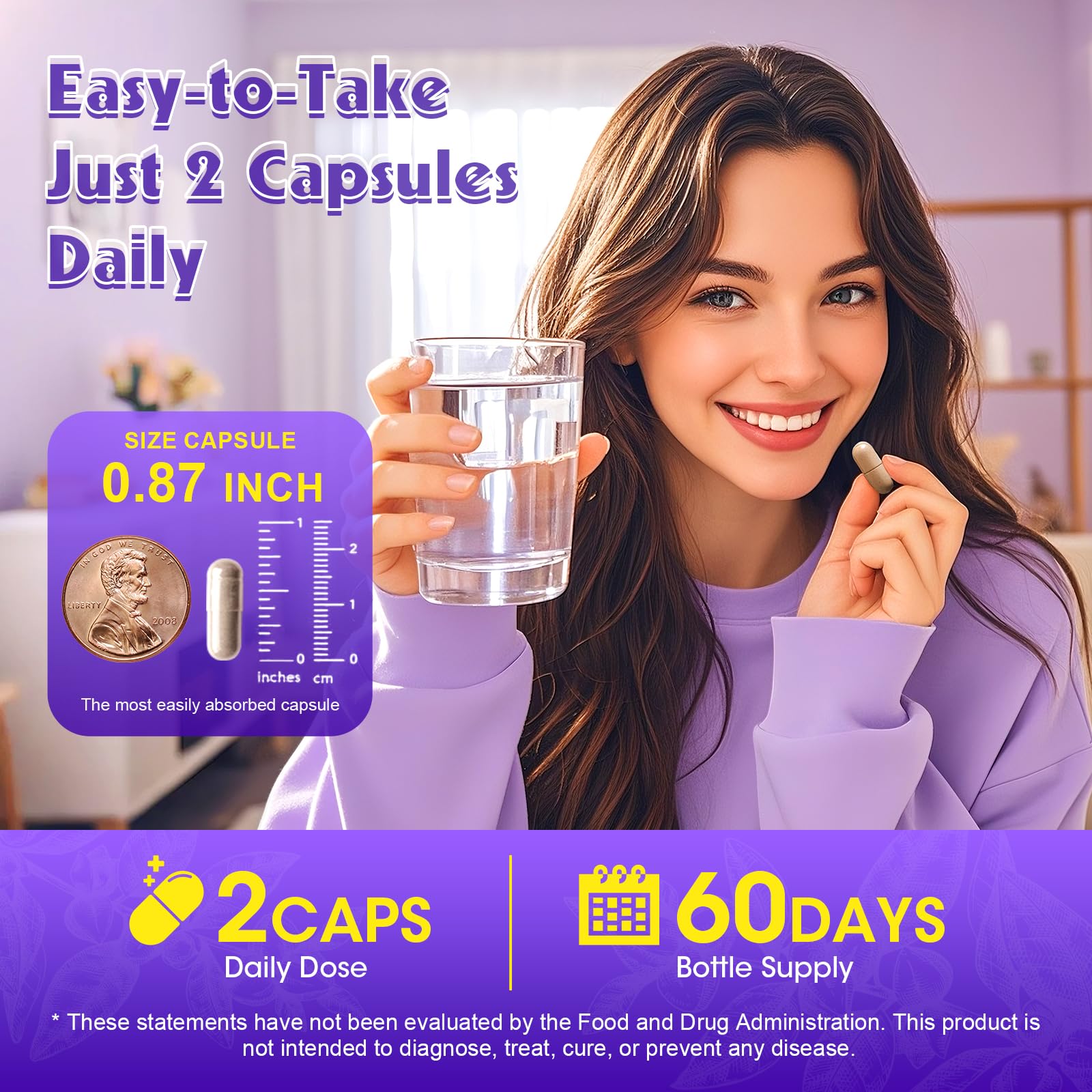 Alliwise Cortisol Supplements for Women & Men - Adrenal Support with Ashwagandha, L-Theanine & Holy Basil for Stress Relief, Mood & Steady Focus - Hormone Balance - 120 Vegan Capsules - OzHealthStandard