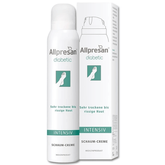 Allpresan Diabetic 200 ml Intensive Foam Cream for Diabetes Mellitus Very Dry Cracked Foot Skin - OzHealthStandard