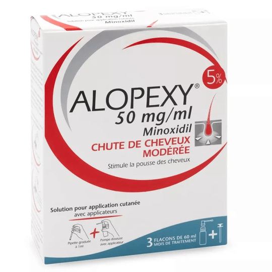 ALOPEXY 5% Minoxidil Solution 3 x 60ML - OzHealthStandard