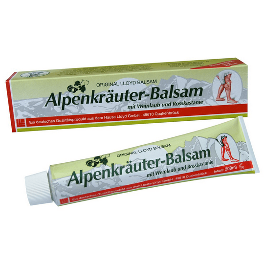 Alpenkrauter-Balm chestnut and red grape leaves 200ml LLOYD - OzHealthStandard