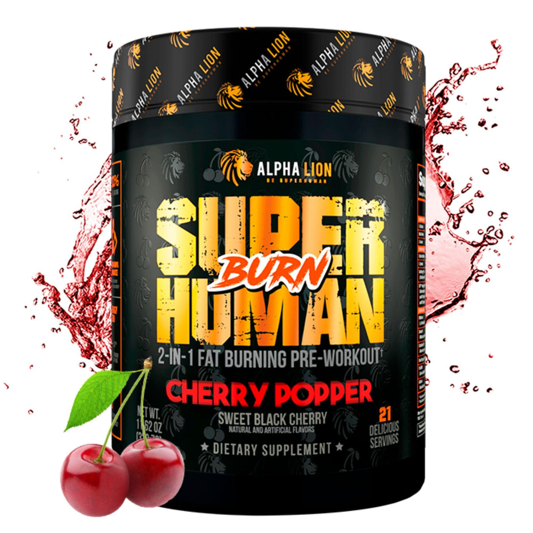 ALPHA LION Superhuman Burn – 2 in 1 Metabolism Booster Pre Workout and Thermogenic Burner for Men – Appetite Suppressant - OzHealthStandard