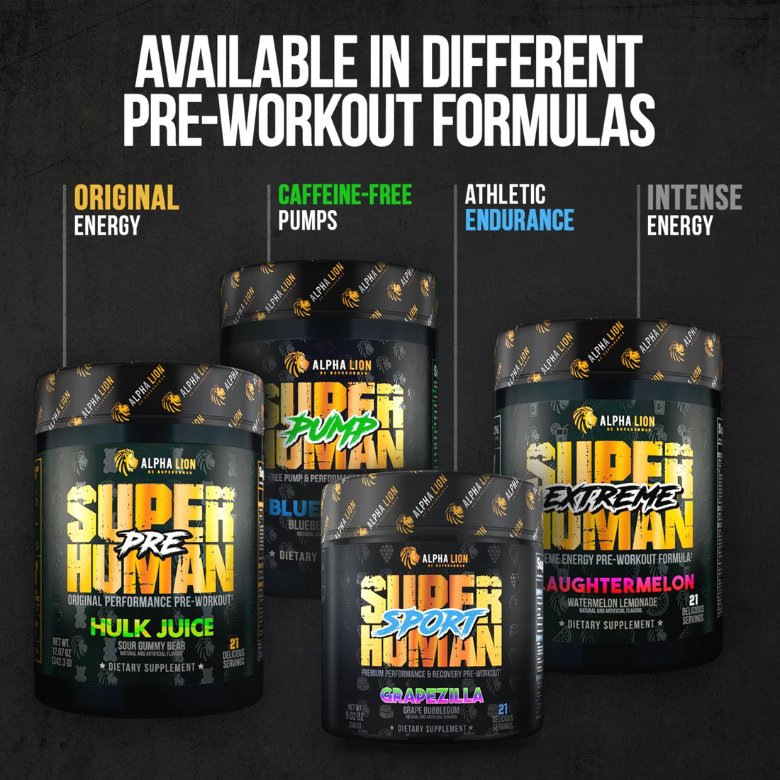 ALPHA LION Superhuman Burn – 2 in 1 Metabolism Booster Pre Workout and Thermogenic Burner for Men – Appetite Suppressant - OzHealthStandard
