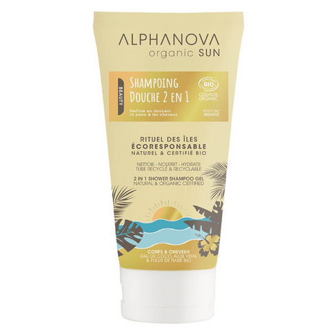 ALPHANOVA ORGANIC SUN organic 2 in 1 shower shampoo - OzHealthStandard