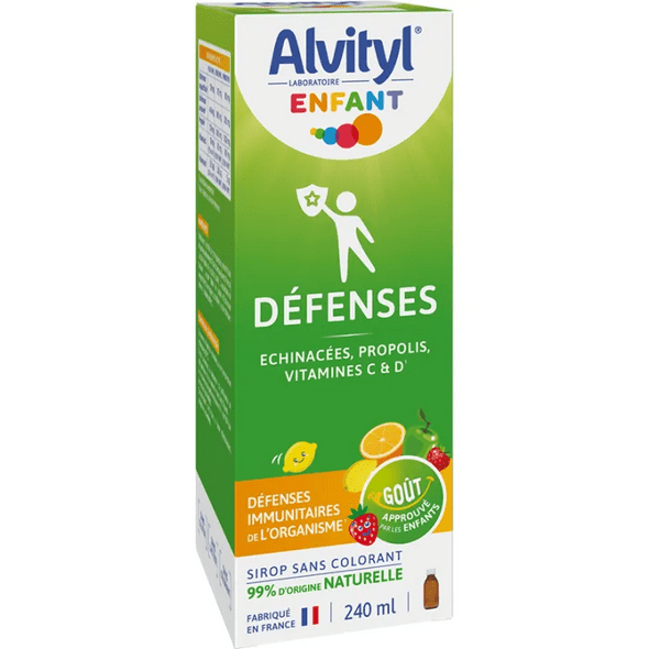 Alvityl Défenses Echinacea, Propolis, Vitamin C & D Syrup 240 ml - OzHealthStandard