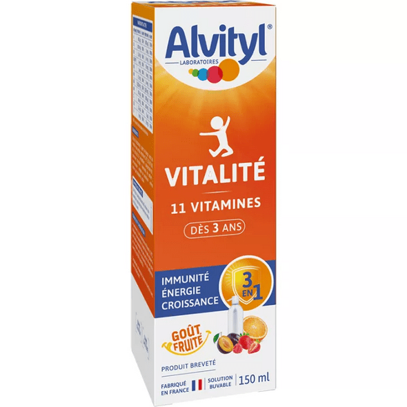 Alvityl Vitalité 11 Vitamines Solution Buvable 150 ml - OzHealthStandard