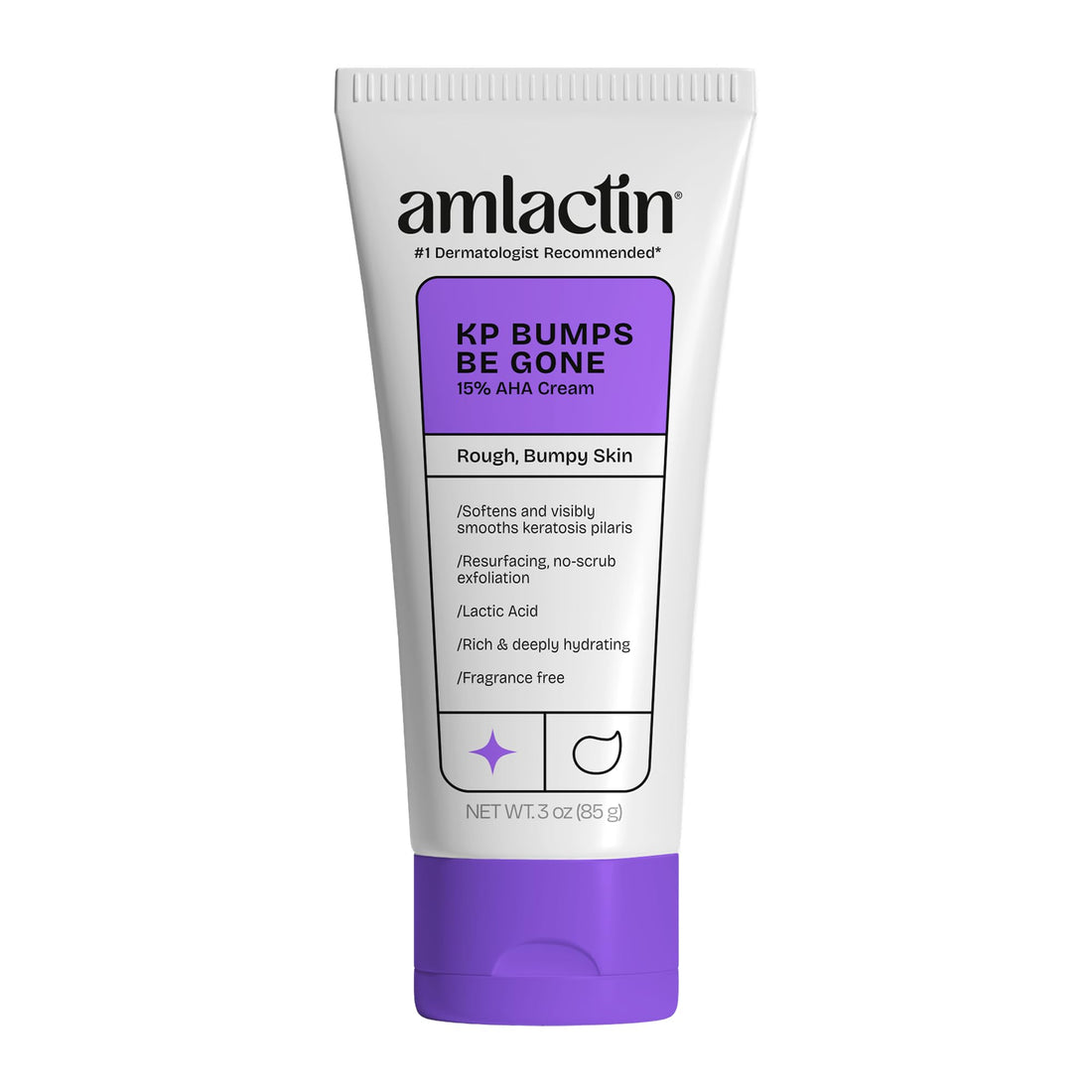 AmLactin KP Bumps Be Gone - Therapeutic Body Cream for Keratosis Pilaris - No-Scrub Exfoliator and Body Moisturizer - OzHealthStandard