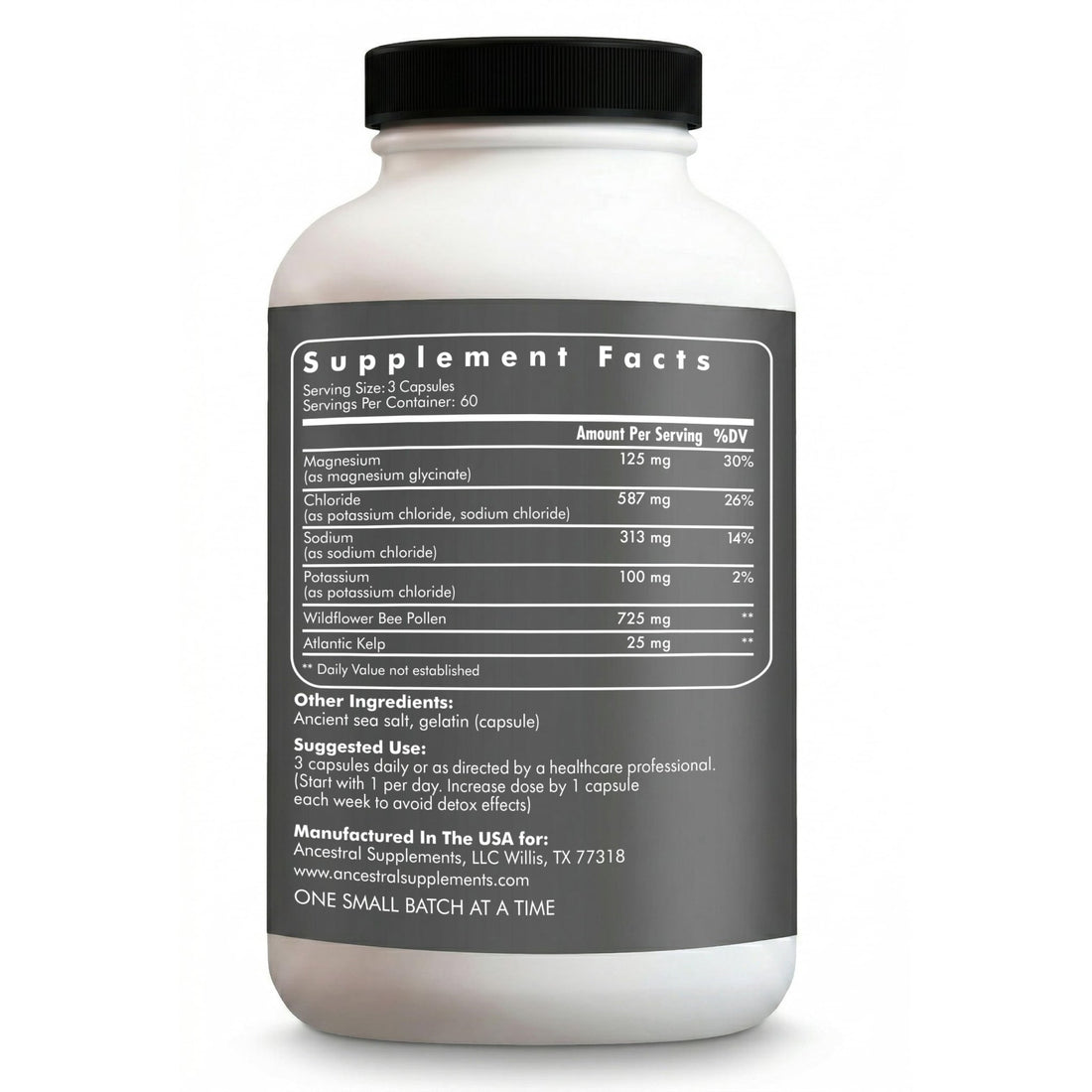 Ancestral Supplements Minerals & Electrolytes with Magnesium, Potassium, Sodium, Supports Optimal Hydration, Immune Health, Athletic Performance, - OzHealthStandard