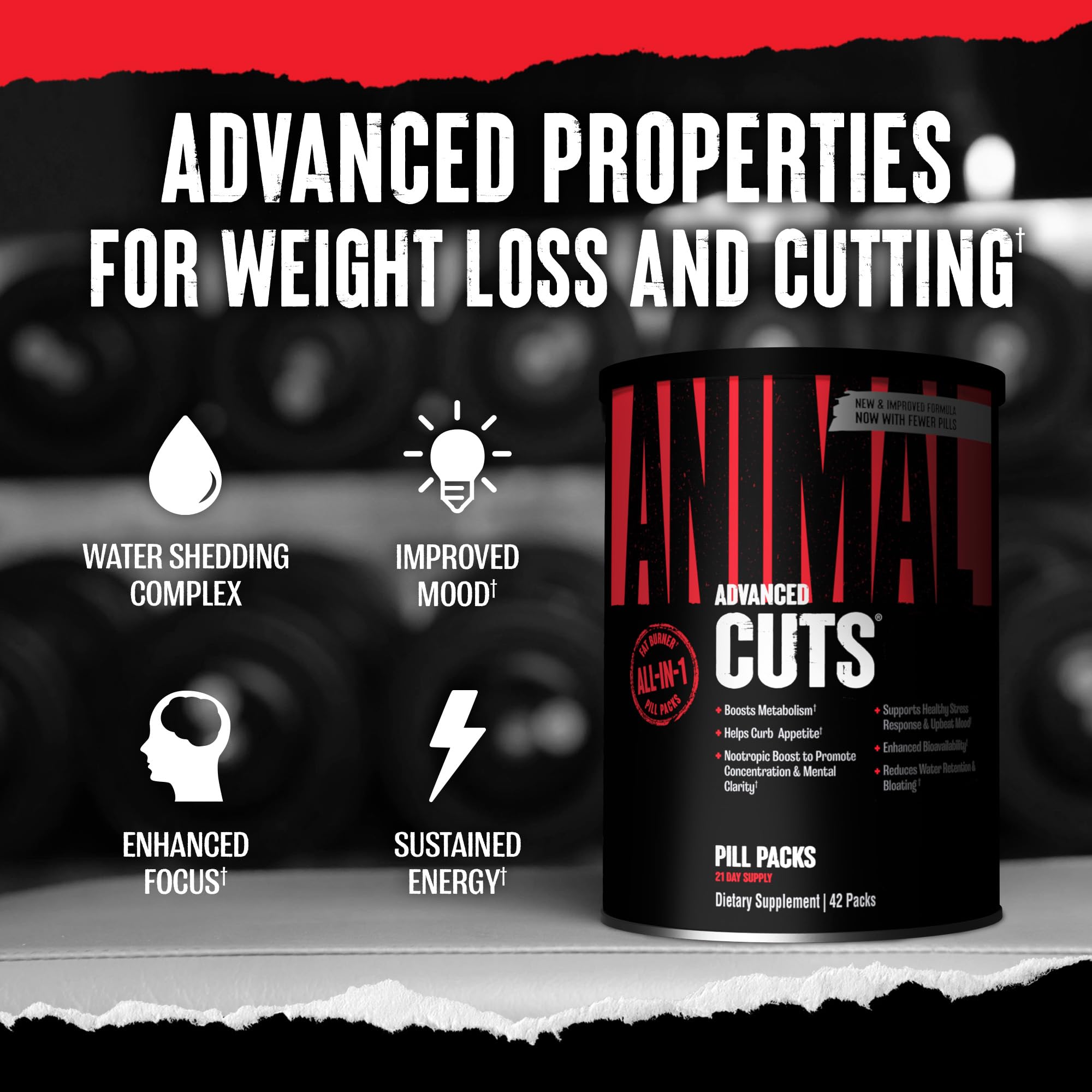 Animal Cuts Thermogenic Fat Burner - Weight Loss Pills for Women and Men for Metabolism - OzHealthStandard