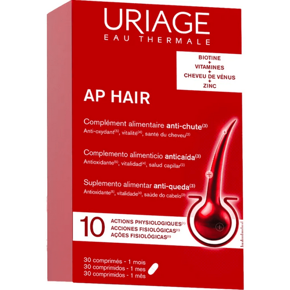Anti-Hair Loss Food Supplement AP-Hair Uriage 30 tablets - OzHealthStandard
