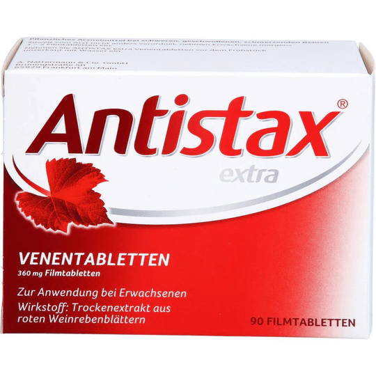 Antistax extra vein tablets for varicose veins, 90 pcs - OzHealthStandard