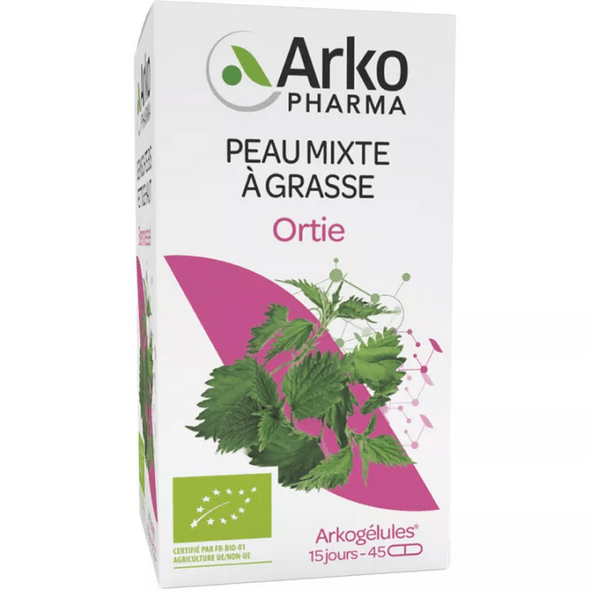 Arkocaps Ortie Peau Saine Bio 45 capsules - OzHealthStandard