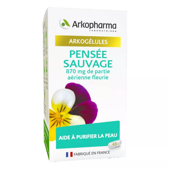 Arkocaps Pensée Sauvage Purifier la Peau - OzHealthStandard