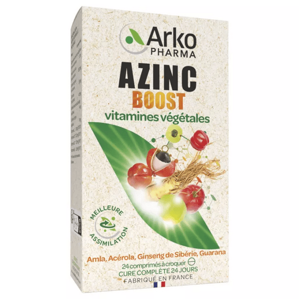 Arkopharma Azinc Boost Vitamines Végétales 24 tablets - OzHealthStandard