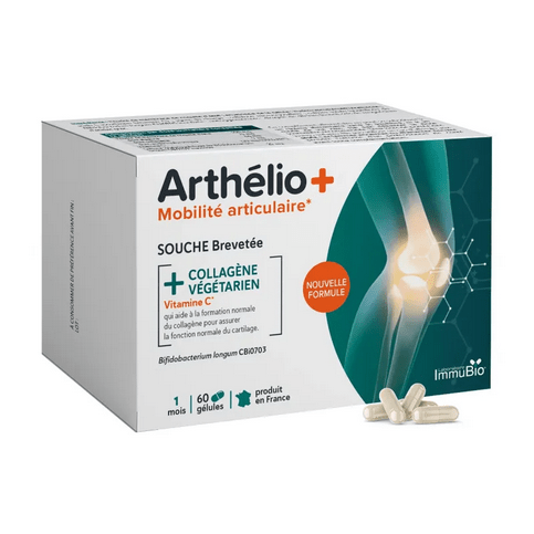 Arthelio+ joint mobility with vegetarian collagen - IMMUBIO 60 capsules - OzHealthStandard