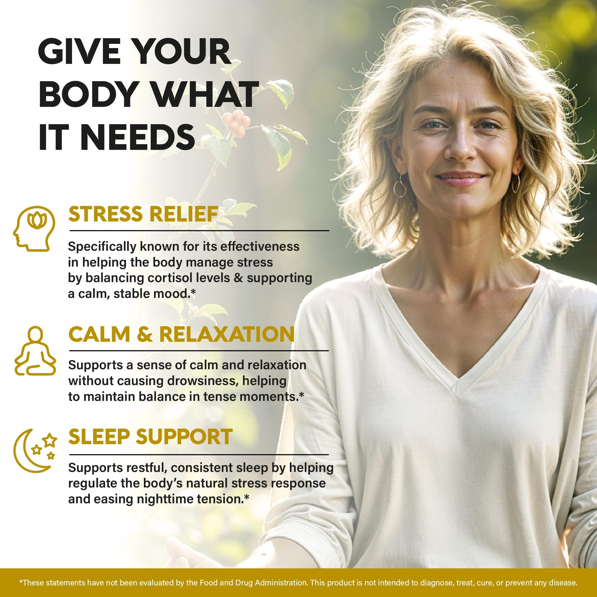 Ashwagandha Supplements 1800mg - USDA Organic Ashwagandha for Women & Men - Clinically Effective Strength for Stress Relief & Sleep - Powder & Root Extract 2.5% Withanolides - Made in USA 100 Capsules - OzHealthStandard