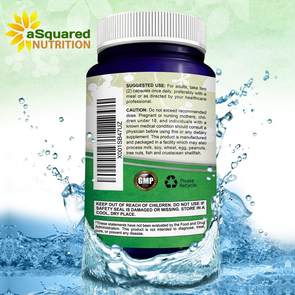 aSquared Nutrition Adrenal Support & Cortisol Manager Supplement (120 Capsules)-Adrenal Health w/Vitamin C Complex Pills to Support Fatigue & Stress Relief-Ashwagandha, L-Tyrosine, Rhodiola & Ginseng - OzHealthStandard