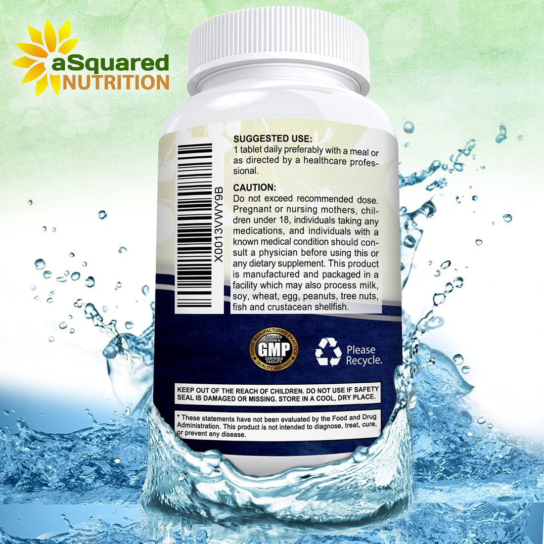 aSquared Nutrition Vitamin B12-5000 MCG Supplement with Methylcobalamin (Methyl B-12) - Max Strength Vitamin B 12 Support to Help Boost Natural Energy, - OzHealthStandard