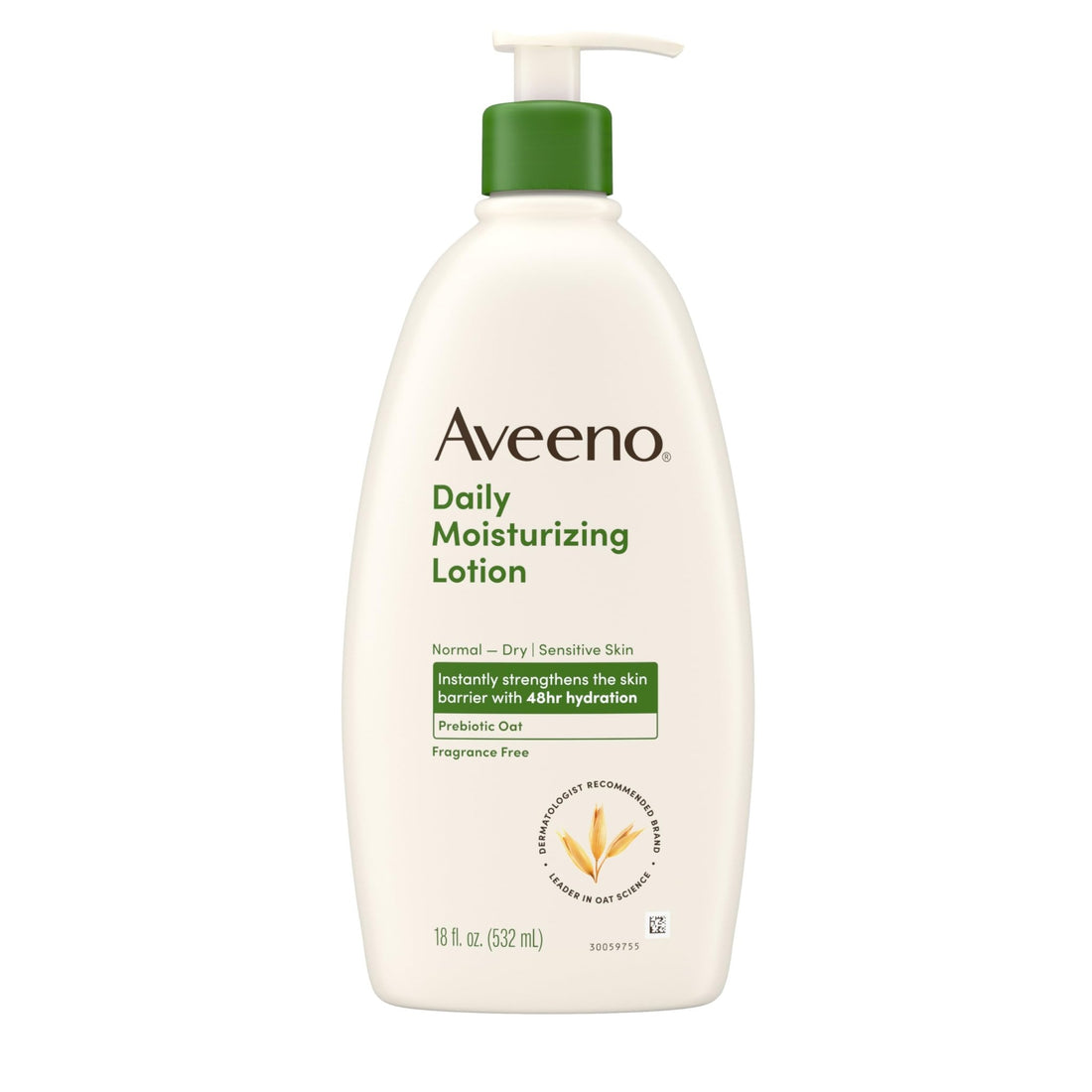 Aveeno Daily Moisturizing Body Lotion, Body Lotion for Dry Skin with Prebiotic Oat, Paraben Free, Fragrance Free - OzHealthStandard
