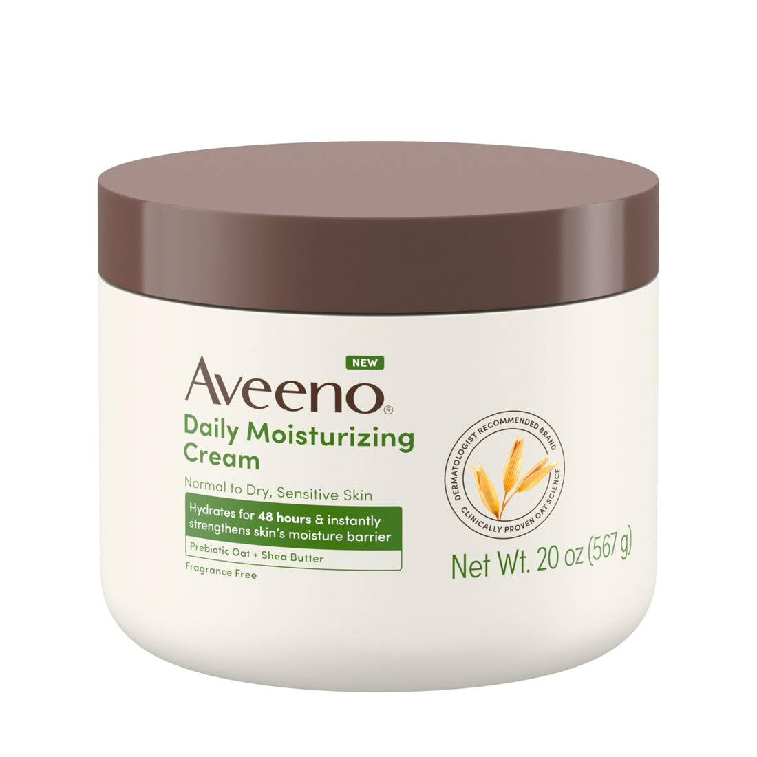 Aveeno Daily Moisturizing Cream with Prebiotic Oat & Shea Butter for Body, Face & Hands Moisturizer Cream - OzHealthStandard