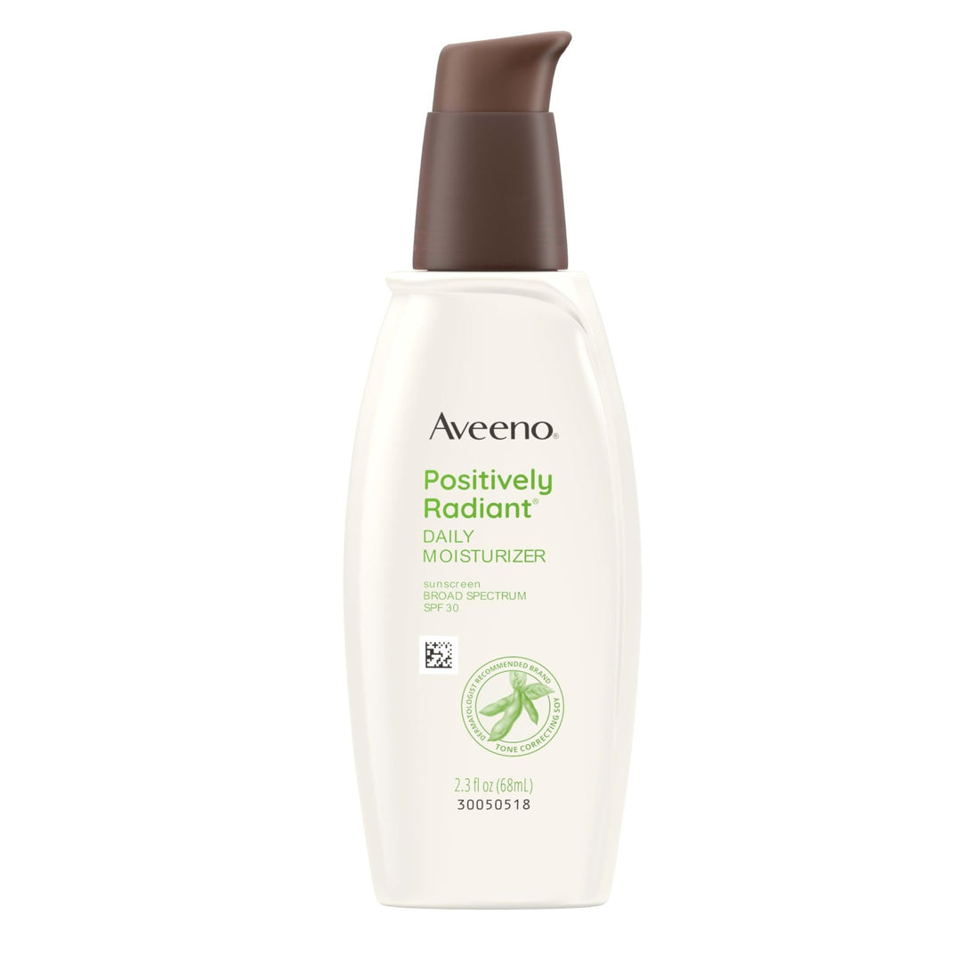 Aveeno Positively Radiant Face Moisturizer with SPF 30 Sunscreen, Hydrating Facial Moisturizer with Soy Extract to Visibly Improve Skin Tone and Texture - OzHealthStandard