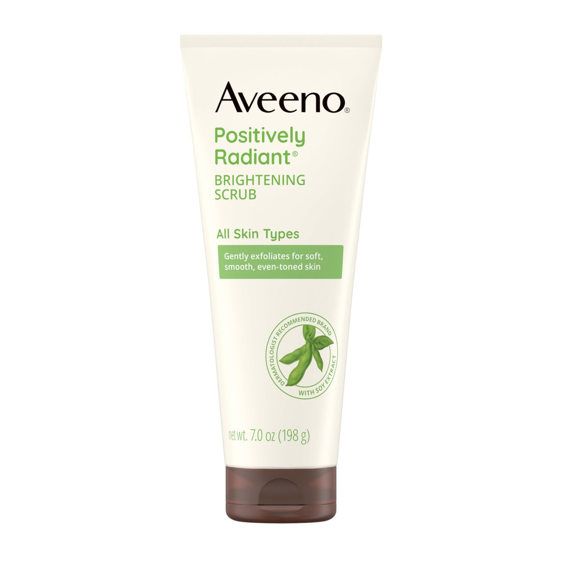 Aveeno Positively Radiant Skin Brightening Daily Facial Scrub with Moisture-Rich Soy Extract - OzHealthStandard