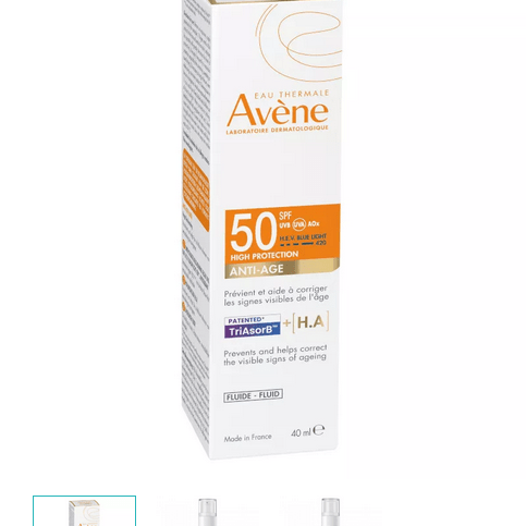 AVENE Sun Anti-aging Fluid SPF 50 40ml - OzHealthStandard