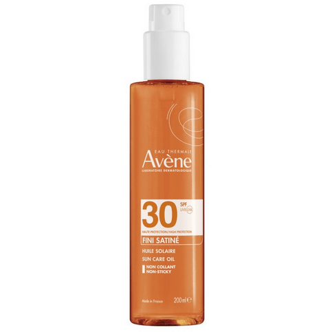 AVENE Sun care oil SPF 30 satin finish 200ml spray - OzHealthStandard
