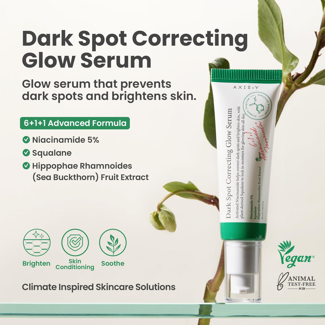 AXIS-Y Dark Spot Correcting Glow Serum - 5% Niacinamide Dark Spot Remover For Face - OzHealthStandard