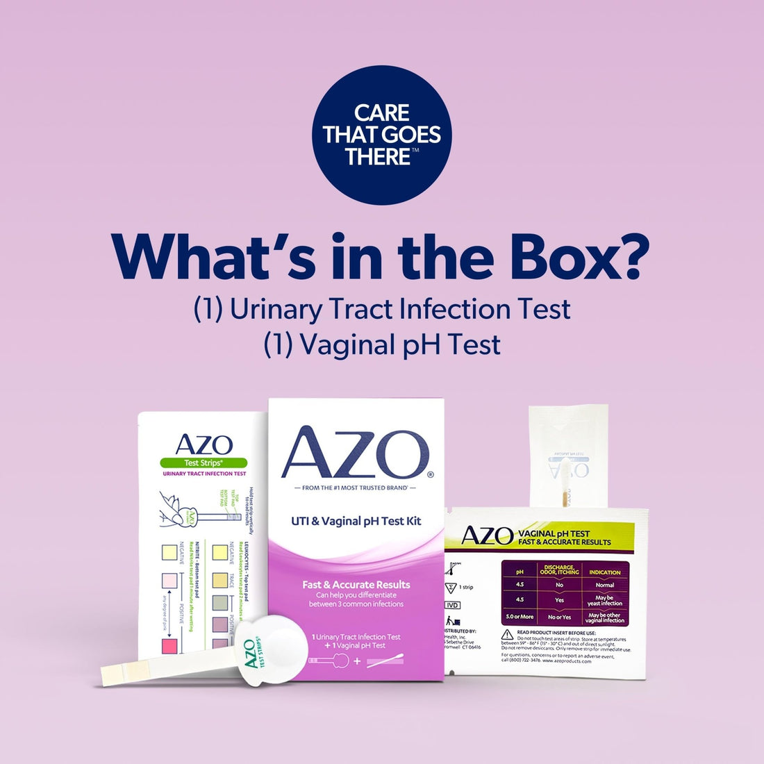 AZO Dual Protection Urinary & Vaginal Probiotic + UTI & Vaginal pH Test Kit (30 Count) - OzHealthStandard