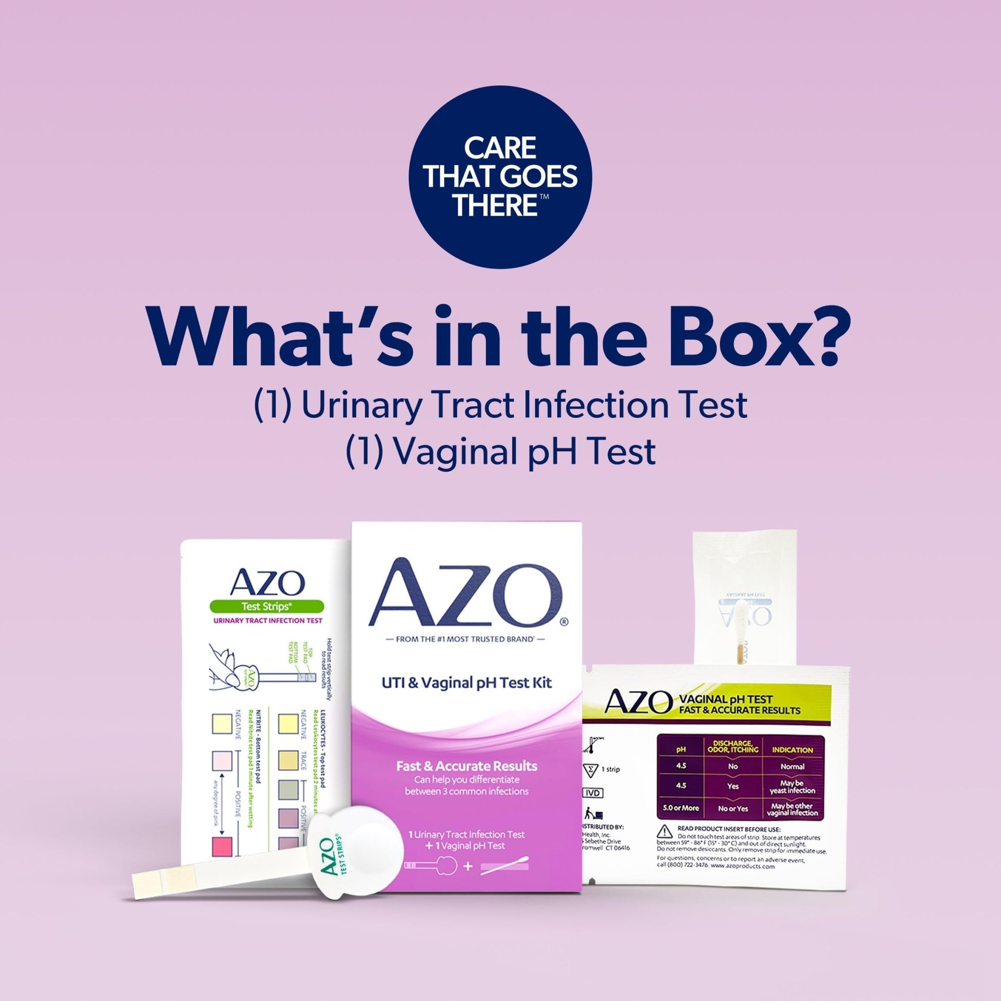 AZO Dual Protection Urinary & Vaginal Probiotic + UTI & Vaginal pH Test Kit (30 Count) - OzHealthStandard