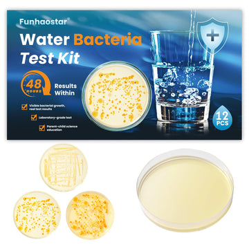 Bacteria Test Kits for Drinking Water - 12 Tests Detect Coliform, E.coli & All Bacteria | Home Quality Testing Kit for Well, Tap, Pool, Hot Tub & City Water | Easy DIY Tester with Free Lab Analysis - OzHealthStandard