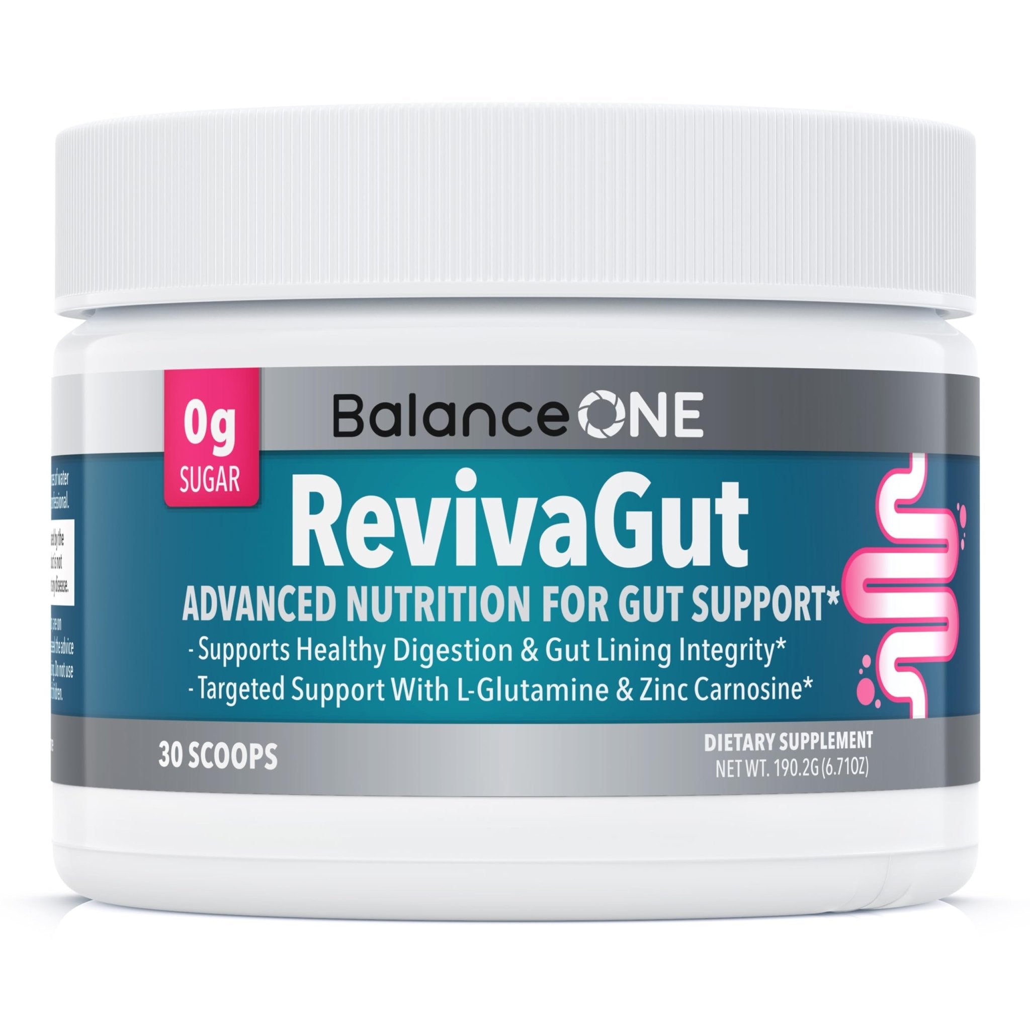 Balance ONE 2-Month Complete Digestive Support Bundle – Intestinal Barrier & Microbiome Kit – Includes 2X RevivaGut Powder & 1x Daily Probiotic (3 Pieces) - OzHealthStandard