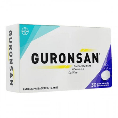 Bayer Guronsan 30 effervescent tablets Transient fatigue - OzHealthStandard