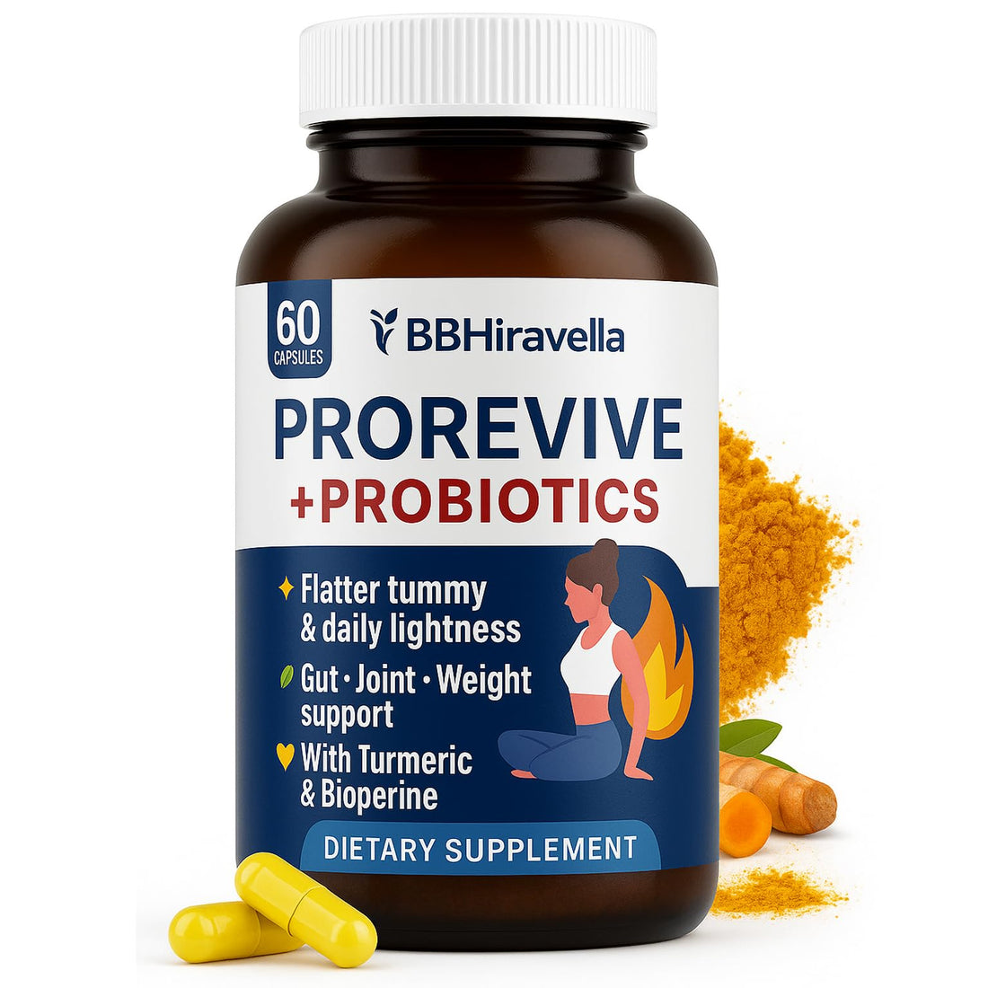 BBHiravella Prorevive for Women Menopause Support | Joint Comfort, Sexy Midsection Curves, Menopause Bloat Relief - OzHealthStandard