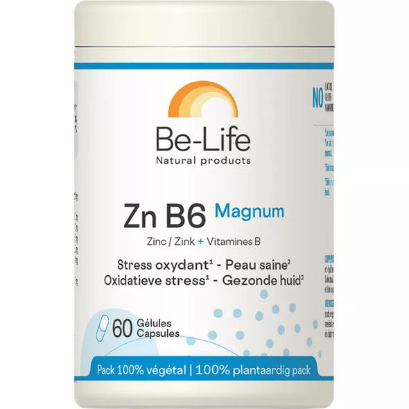 Be-Life Zn B6 Magnum Oxidative Stress and Healthy Skin 60 capsules - OzHealthStandard
